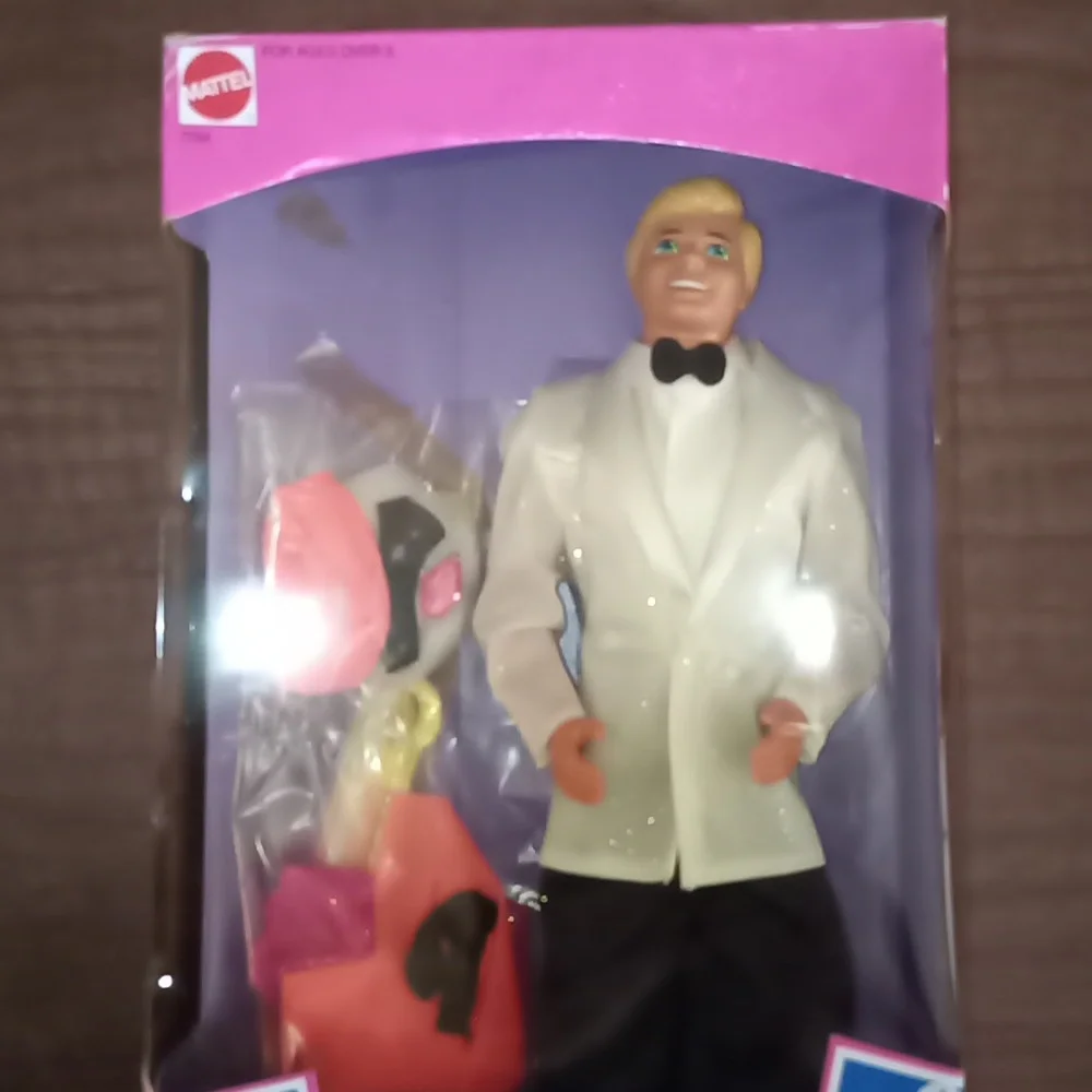 Vintage New Mattel 1990 Costume Ball Ken Barbie Doll Pirate Genie Costum…
